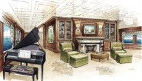 Main Salon - Cakewalk Superyacht to be launched in 2010
